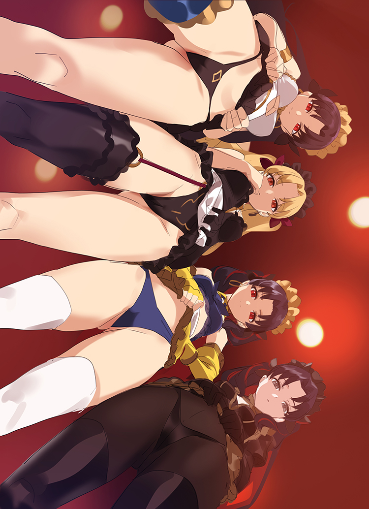 ereshkigal, ishtar, and space ishtar (fate and 1 more) drawn by yd_(orange_maru)