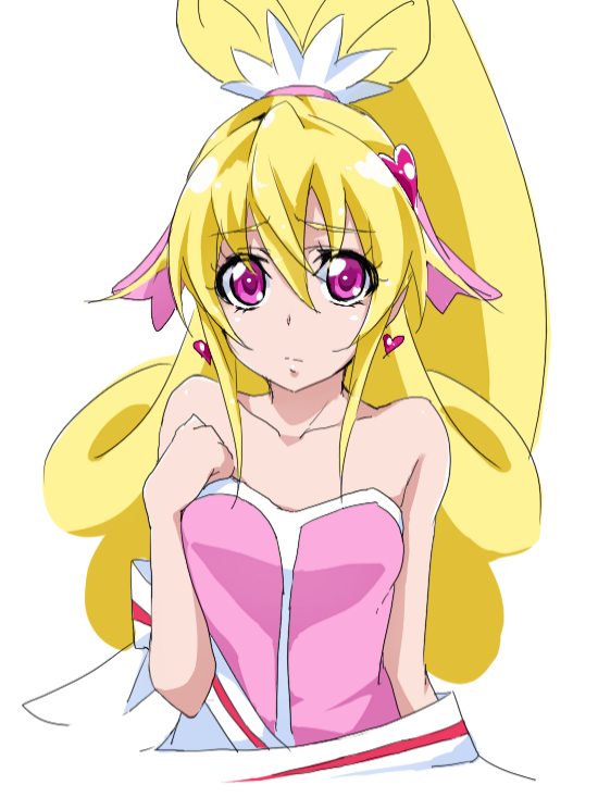 aida mana and cure heart (precure and 1 more) drawn by nanashishi