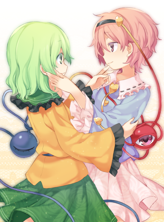 komeiji koishi and komeiji satori (touhou) drawn by akagashi_hagane