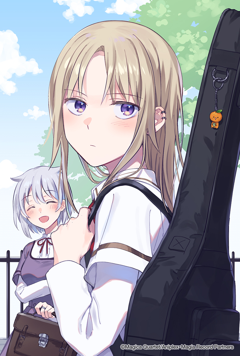 azusa mifuyu and yukino kanae (mahou shoujo madoka magica and 1 more) drawn by fuji_fujino