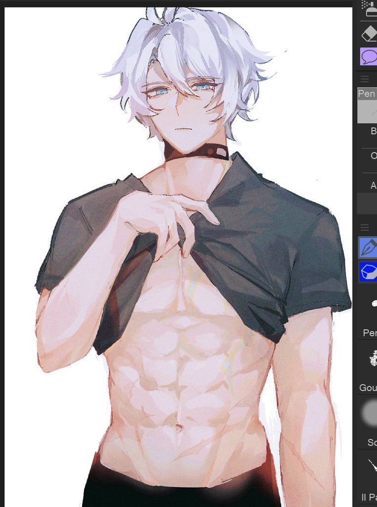 phainon (honkai and 1 more) drawn by birdsofpasssage
