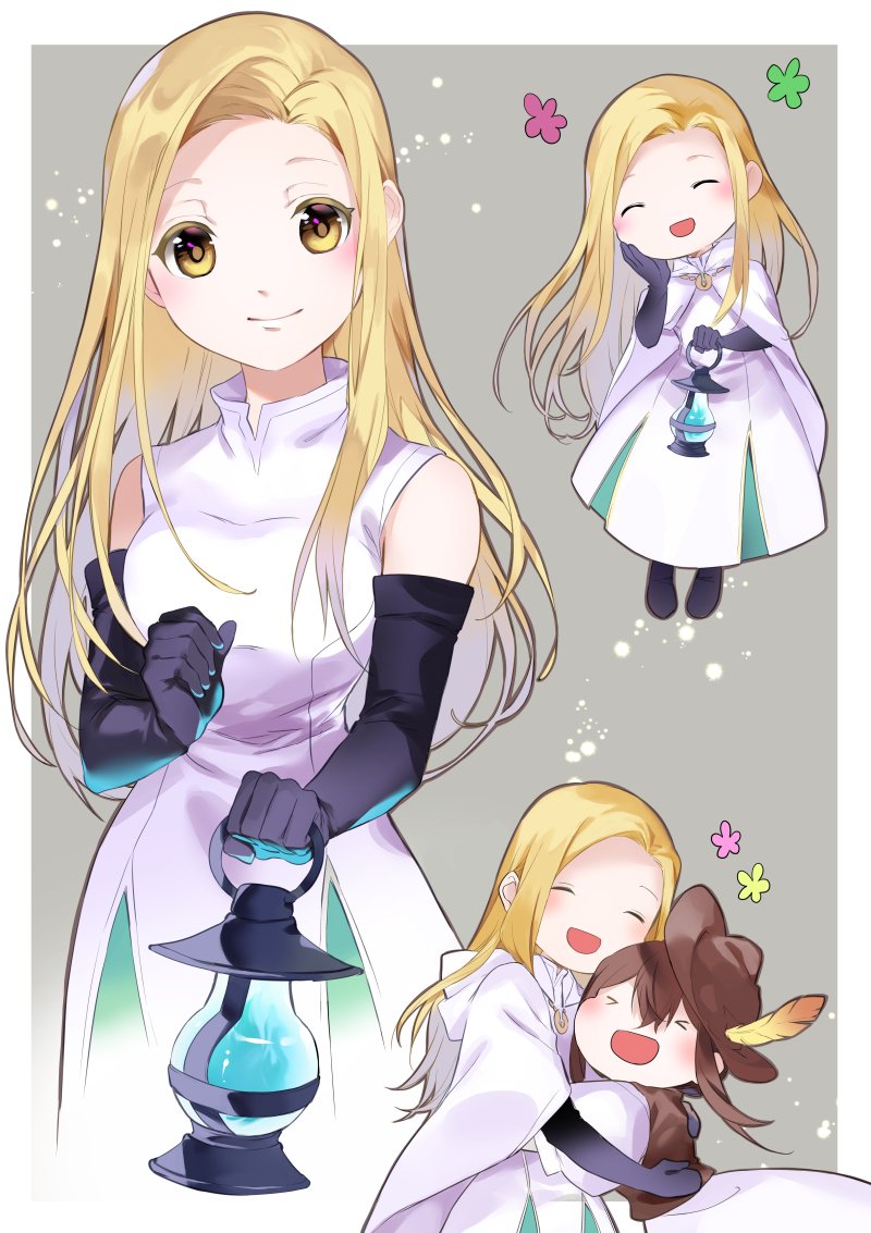 tressa colzione and ophilia clement (octopath traveler and 1 more) drawn by oboro_keisuke