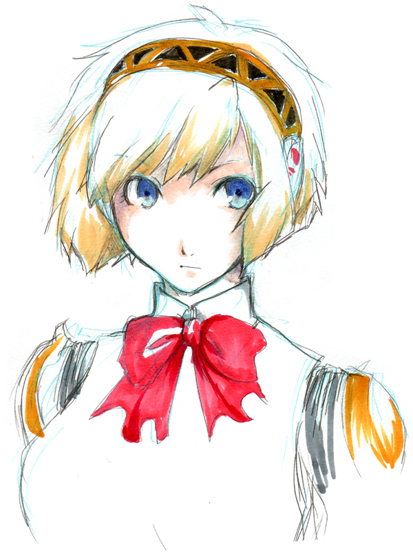 aigis (persona and 1 more) drawn by shinocco