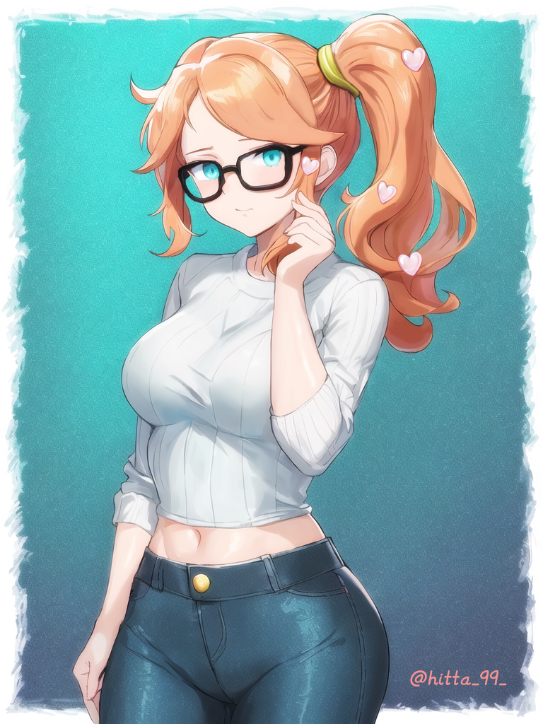 sonia (pokemon and 1 more) drawn by hiita_(hitta_99)