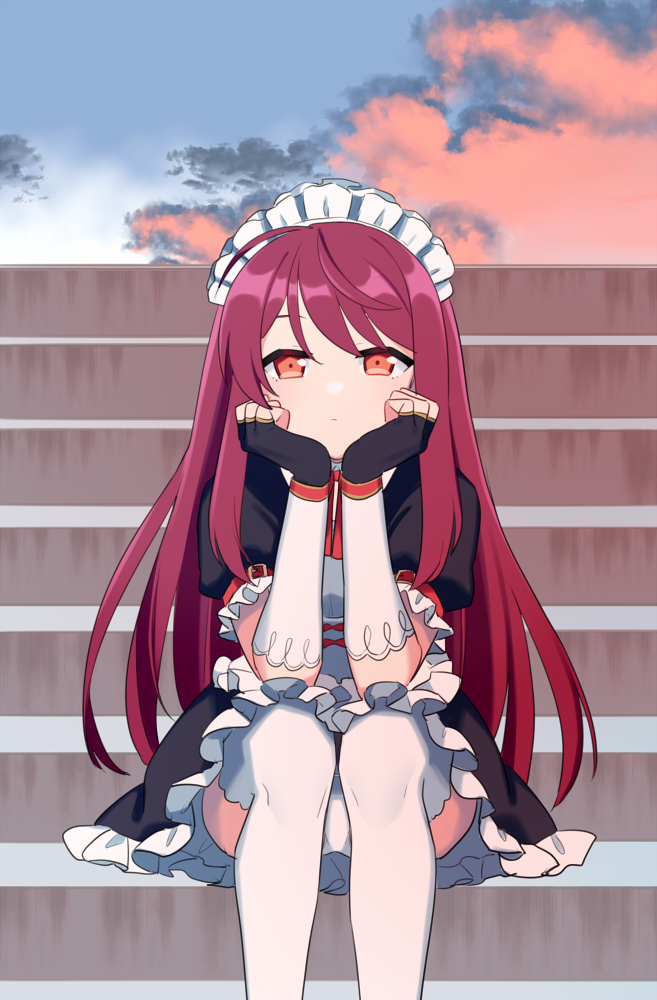 kujou riu (mahjong soul) drawn by kashii_kaoru