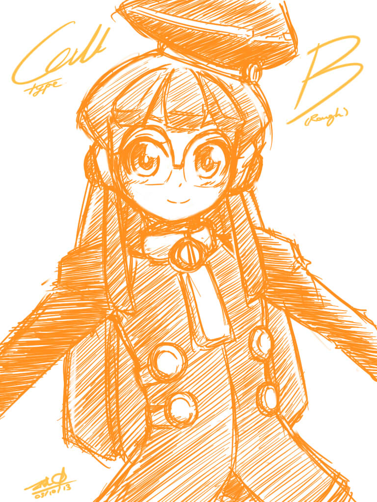 call and call b (mighty no. 9) drawn by zilhouette