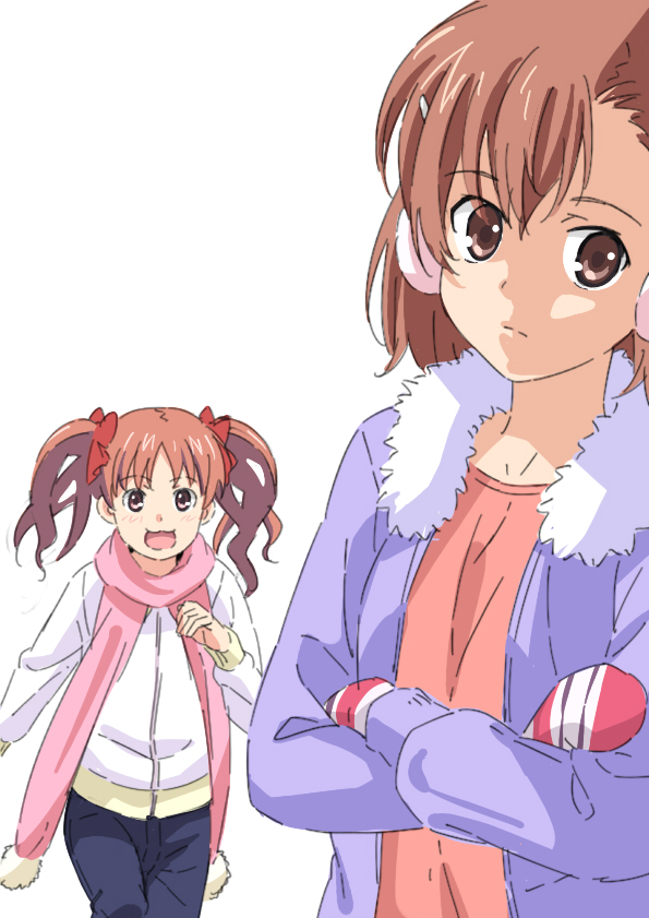 misaka mikoto and shirai kuroko (toaru majutsu no index and 1 more) drawn by banzai_nekomimi