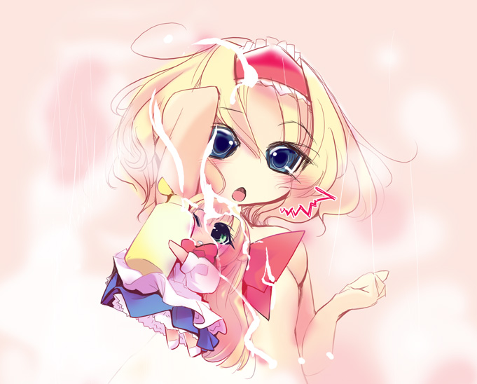 alice margatroid and shanghai doll (touhou) drawn by usoneko