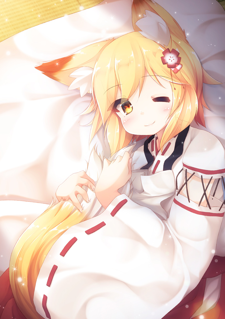 senko (sewayaki kitsune no senko-san) drawn by torii_(kedamatori)