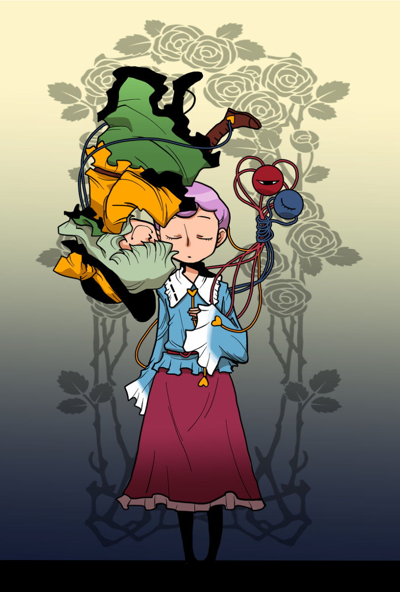 komeiji koishi and komeiji satori (touhou) drawn by onikobe_rin