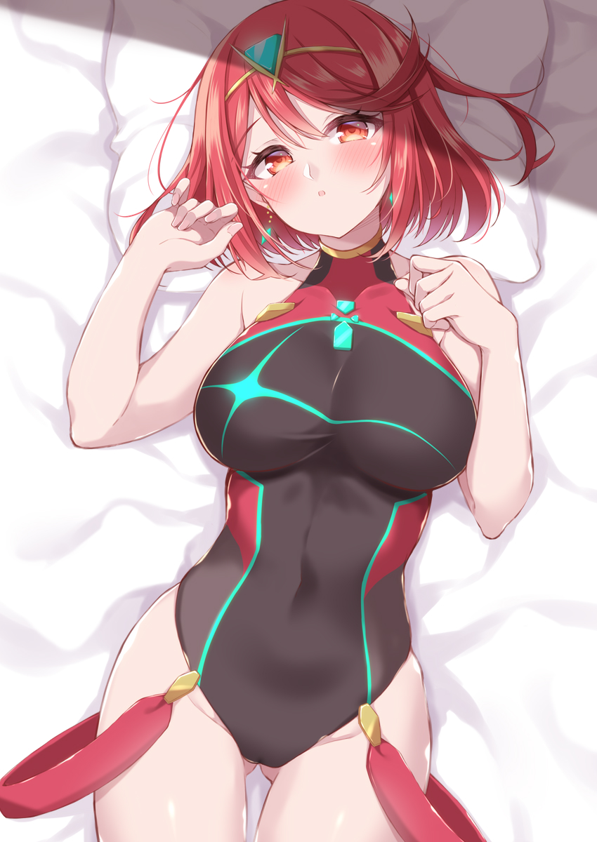 pyra (xenoblade chronicles and 1 more) drawn by jiino