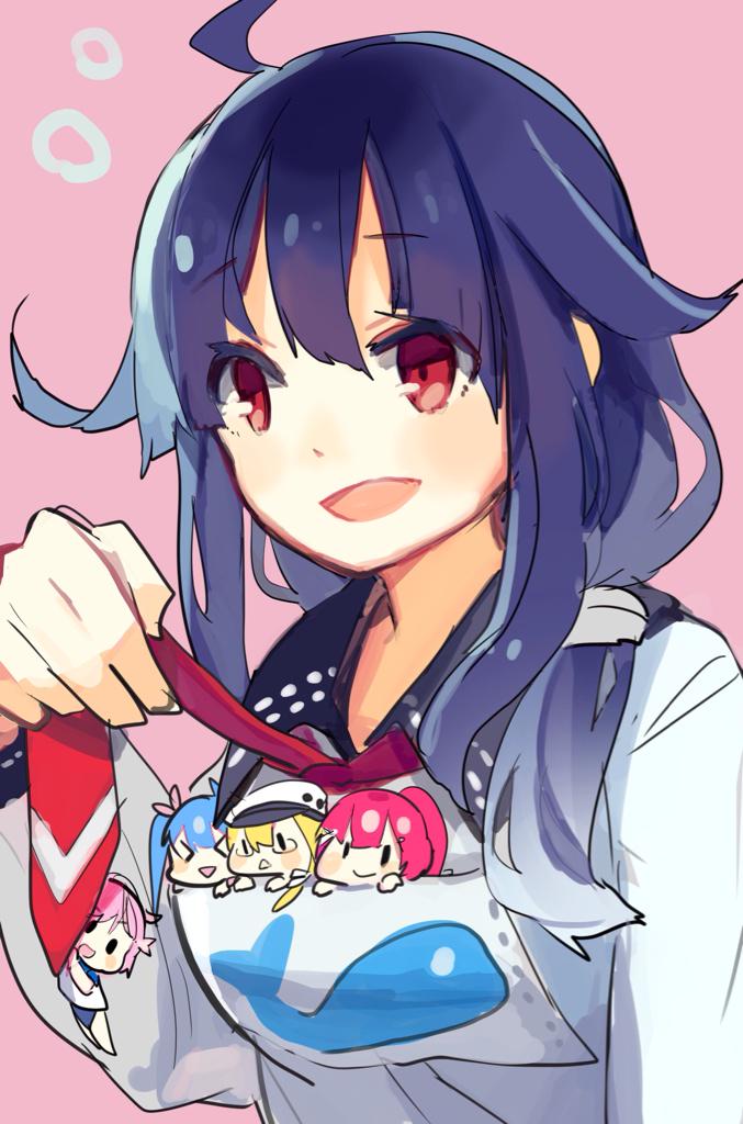 i-19, i-58, taigei, i-8, and i-168 (kantai collection) drawn by mottari_manju