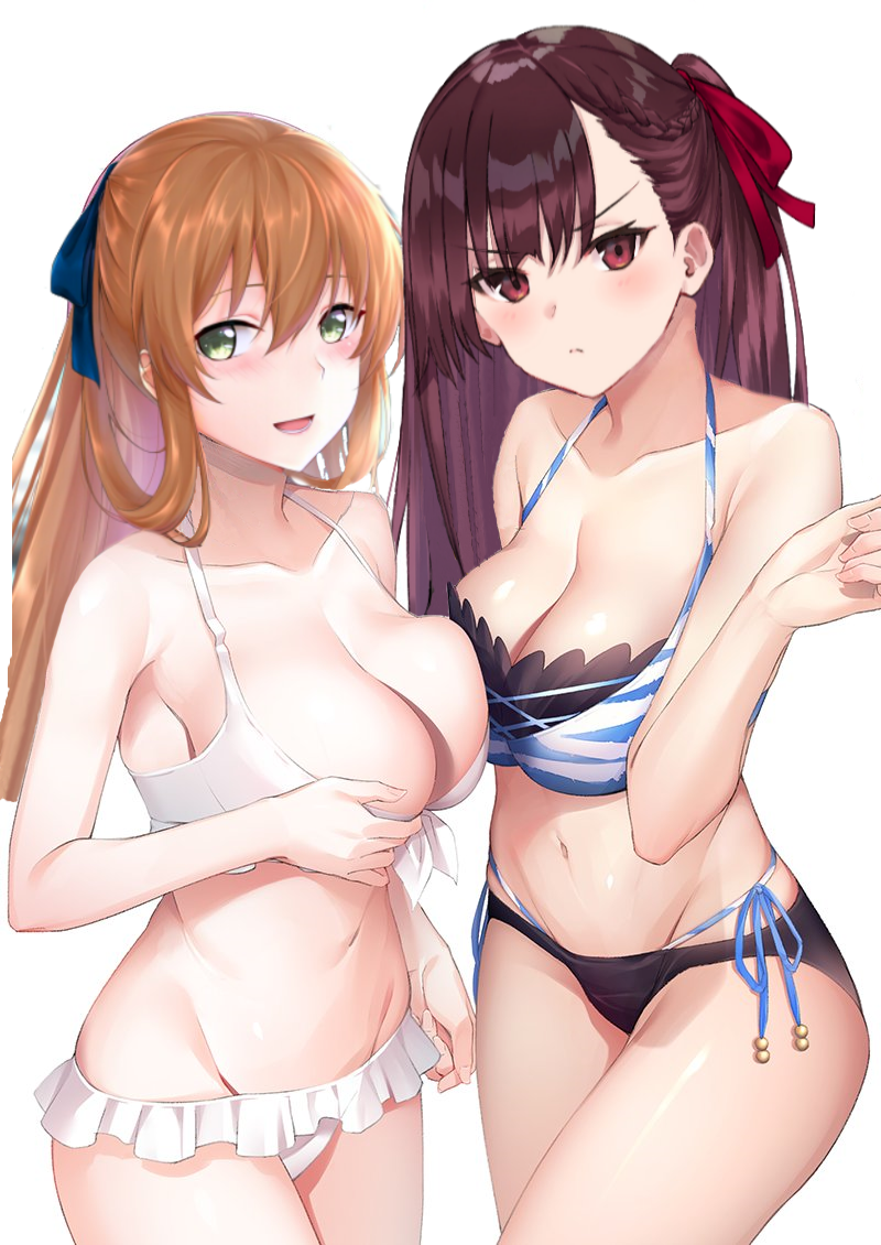 takarada rikka, wa2000, springfield, and shinjou akane (girls' frontline and 2 more) drawn by rei_kun, takubon, and umihotaru_harumare