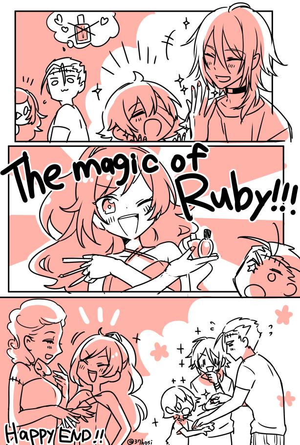 oliver, big al, yohioloid, sweet ann, and ruby (vocaloid) drawn by minahoshi_taichi