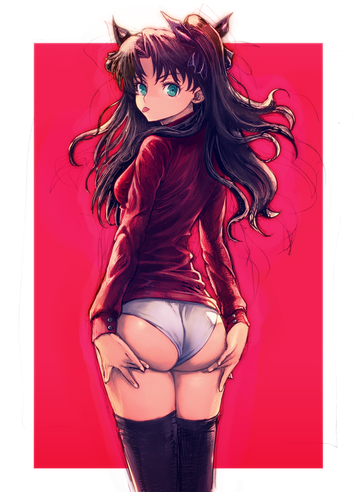 tohsaka rin (fate and 1 more) drawn by boyaking