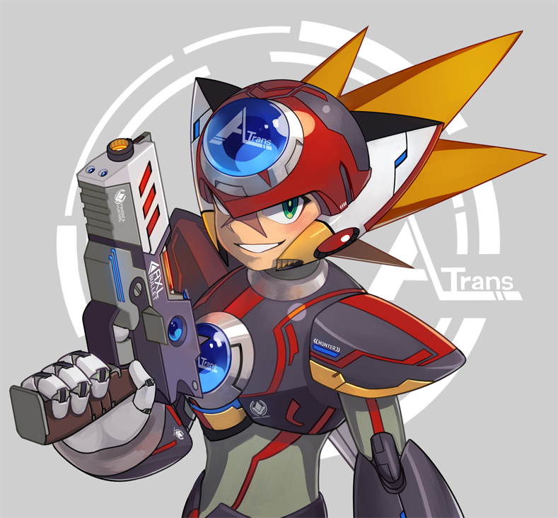 axl (mega man and 1 more) drawn by skycompass
