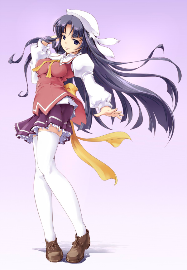 mishima kyouka (haruka ni aogi uruwashi no) drawn by moupii_(hitsuji_no_ki)