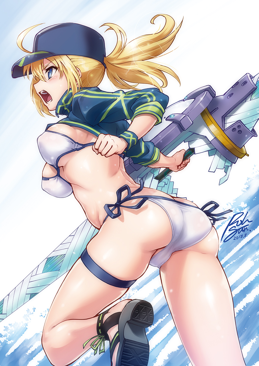 artoria pendragon and mysterious heroine xx (fate and 1 more) drawn by rohgun