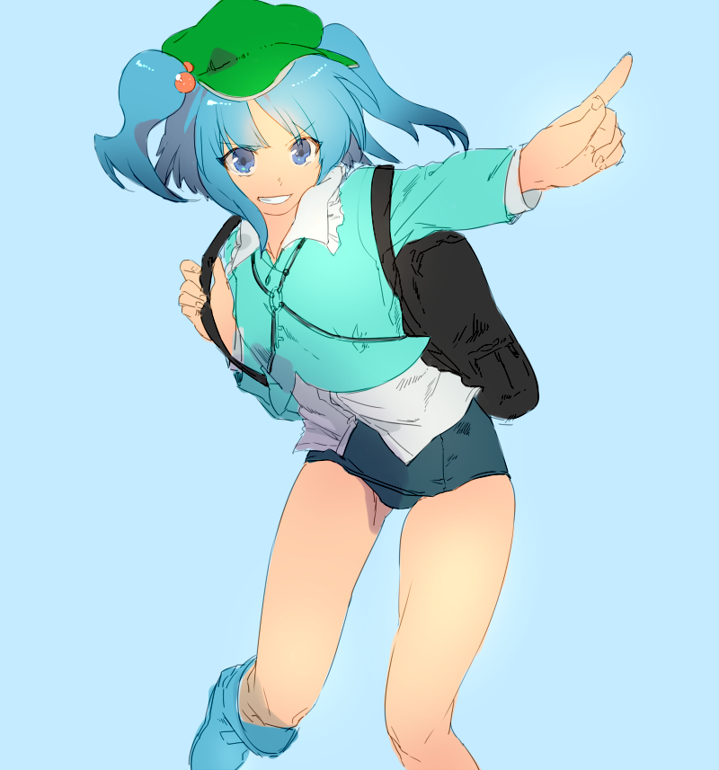 kawashiro nitori (touhou) drawn by asuna_(i_luv)