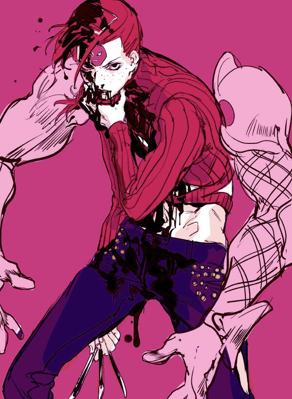 vinegar doppio (jojo no kimyou na bouken and 1 more) drawn by nineo