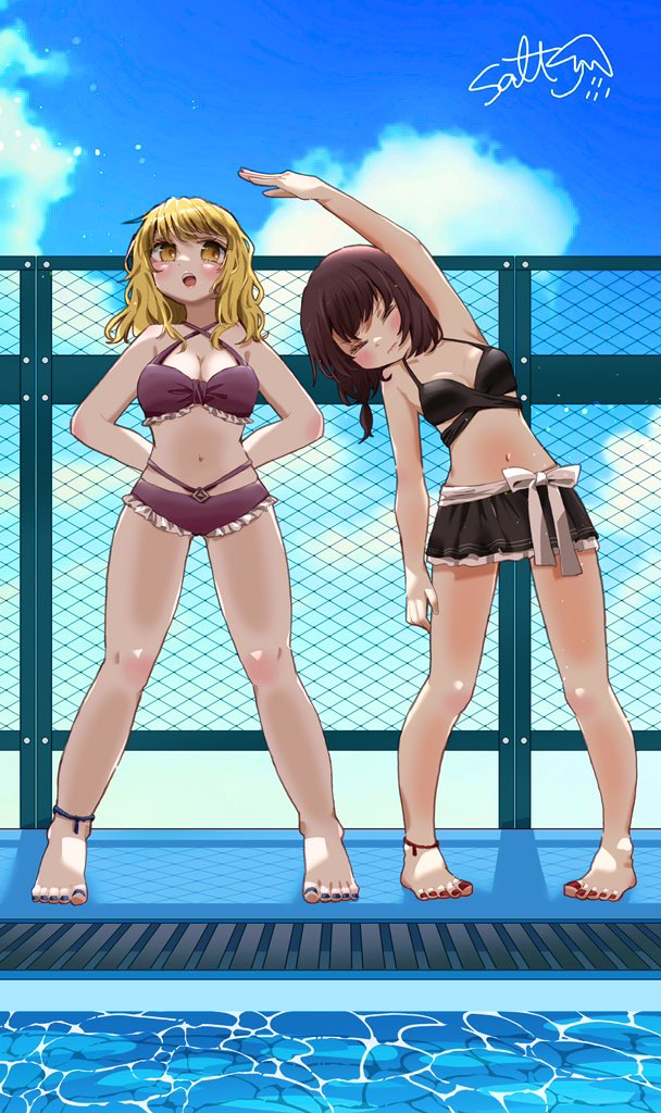 usami renko and maribel hearn (touhou) drawn by salt_(seasoning)