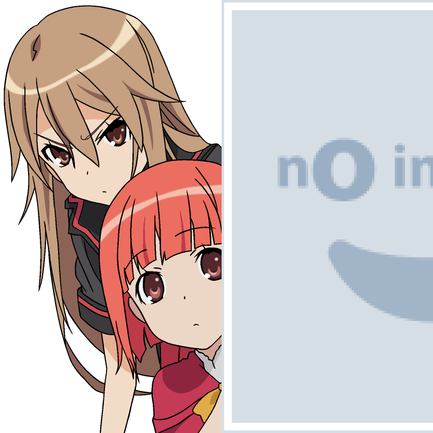 ookami ryouko and akai ringo (pixiv and 1 more) drawn by mugen_ouka