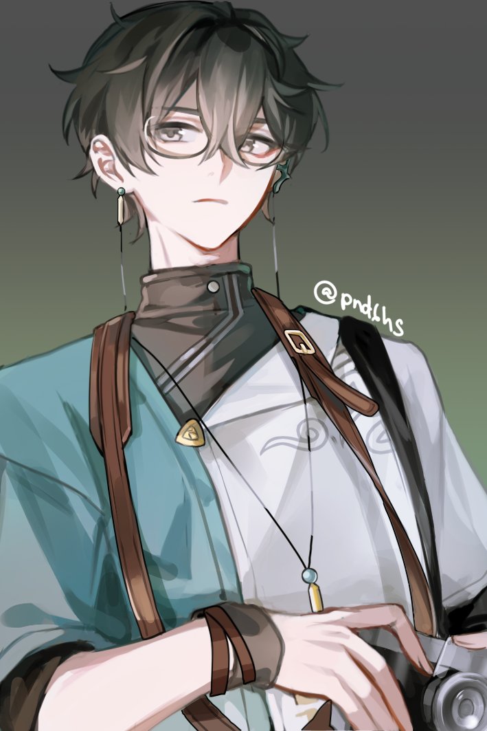 dan heng (honkai and 1 more) drawn by pnd6hs