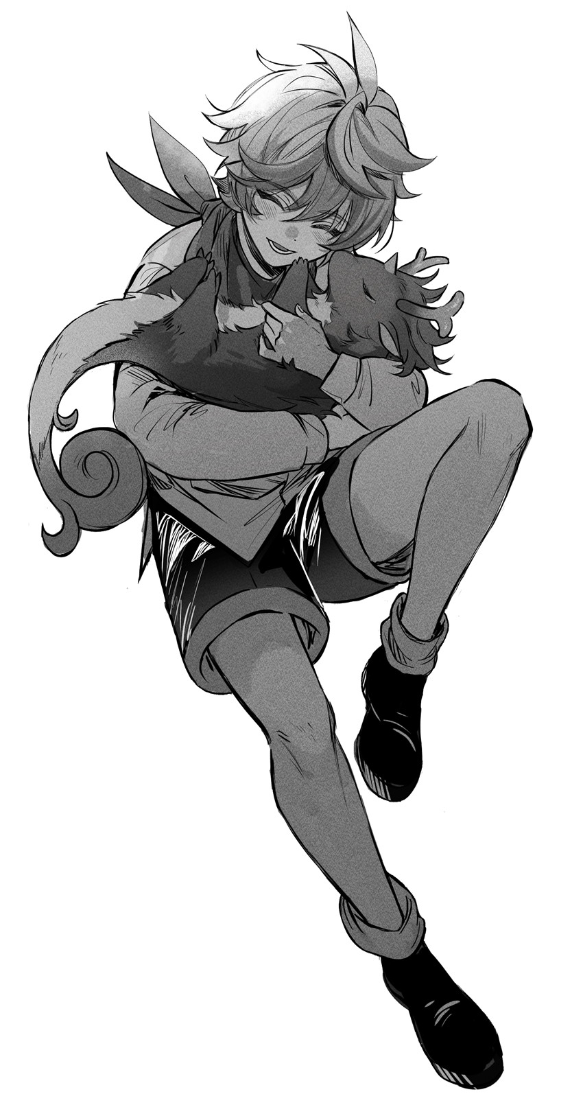tartaglia and rex lapis (genshin impact) drawn by udgg093577