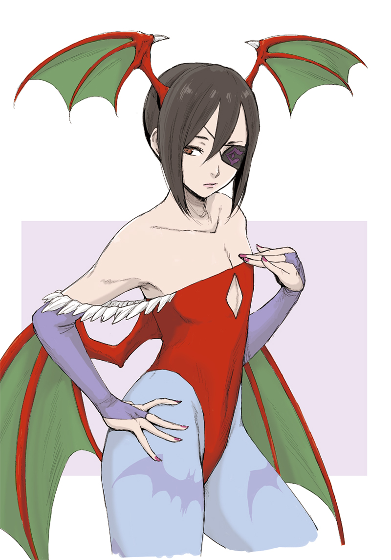han juri and lilith (street fighter and 2 more) drawn by coelacanth_(gyotaku)