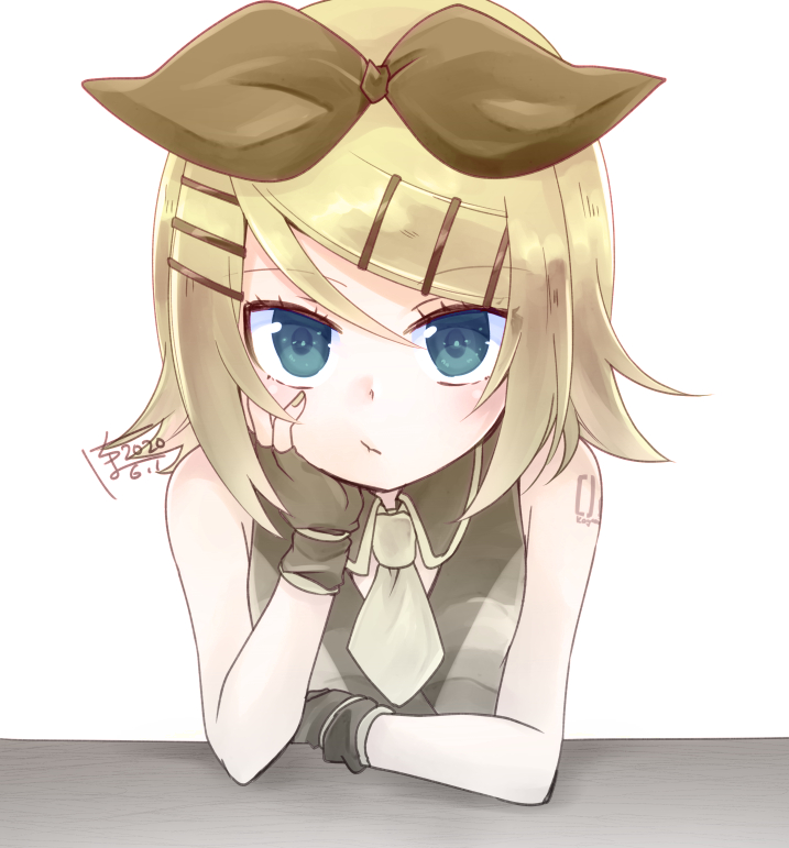 kagamine rin (vocaloid and 1 more) drawn by ichiha_(18o_o81)