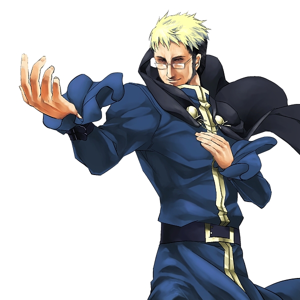 goenitz (the king of fighters and 1 more) drawn by kuroshiba