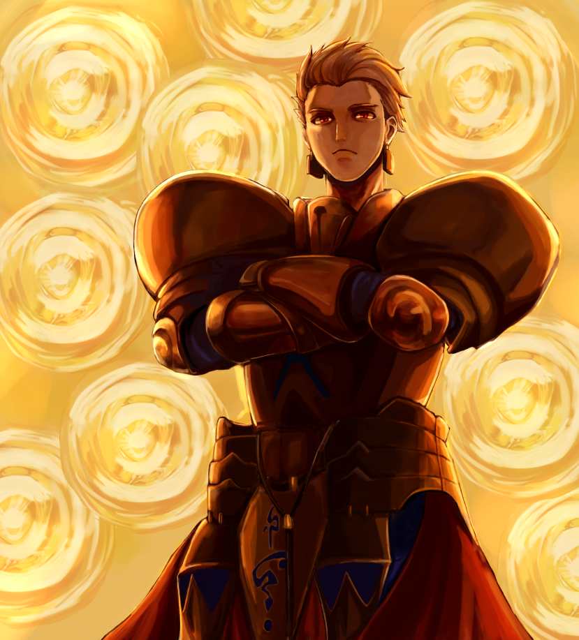 gilgamesh (fate and 1 more) drawn by marou_(embleme)