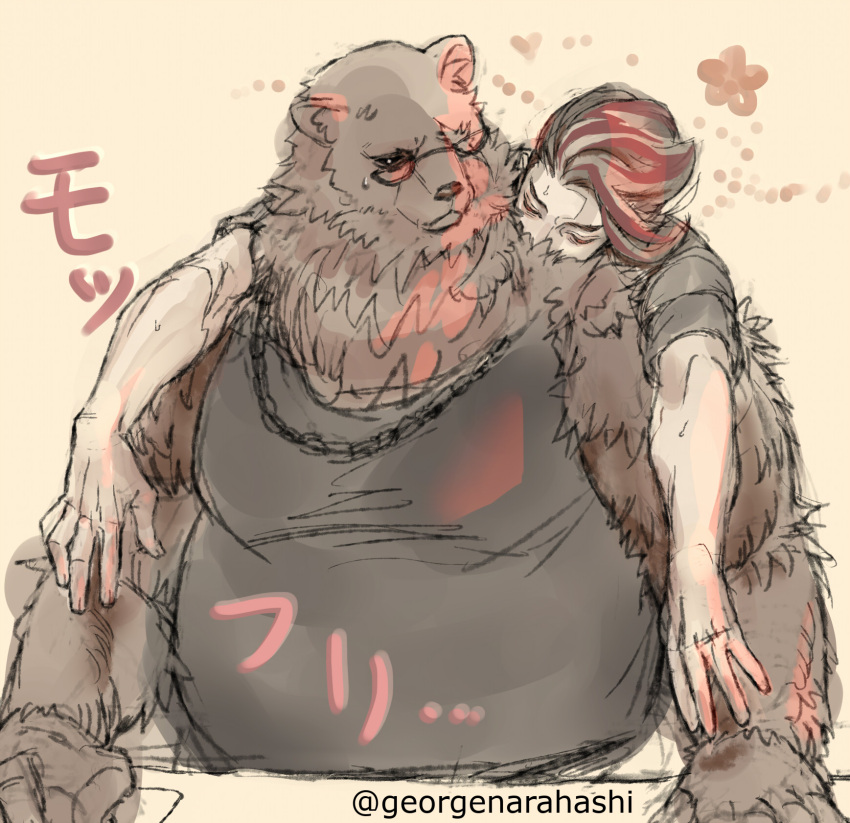 ben bigger and anton ivanov (zenless zone zero) drawn by georgenarahashi