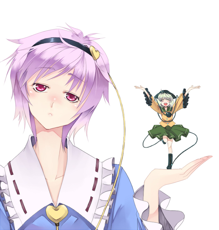 komeiji koishi and komeiji satori (touhou) drawn by kurokuro