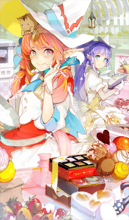 medea, circe, medea lily, demon pillar, and boar piglet (fate and 1 more) drawn by souji_hougu