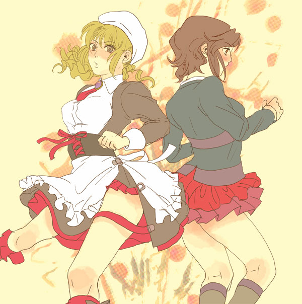 ushiromiya jessica and shannon (umineko no naku koro ni) drawn by hiyori_chisha