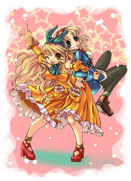 cecilia lynne adelhyde and jane maxwell (wild arms and 1 more) drawn by zaido