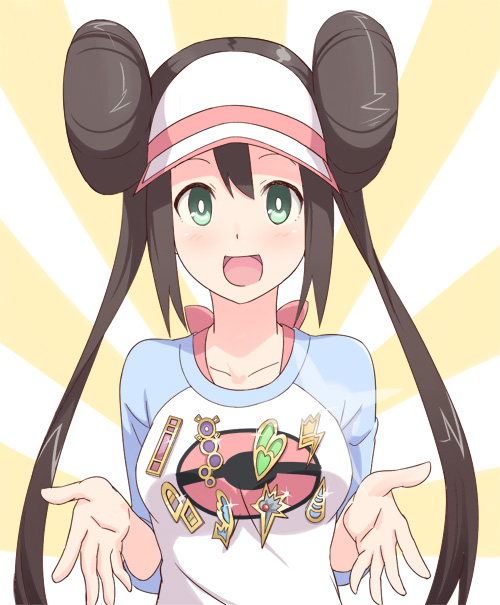 rosa (pokemon and 1 more) drawn by hyakuen_raitaa