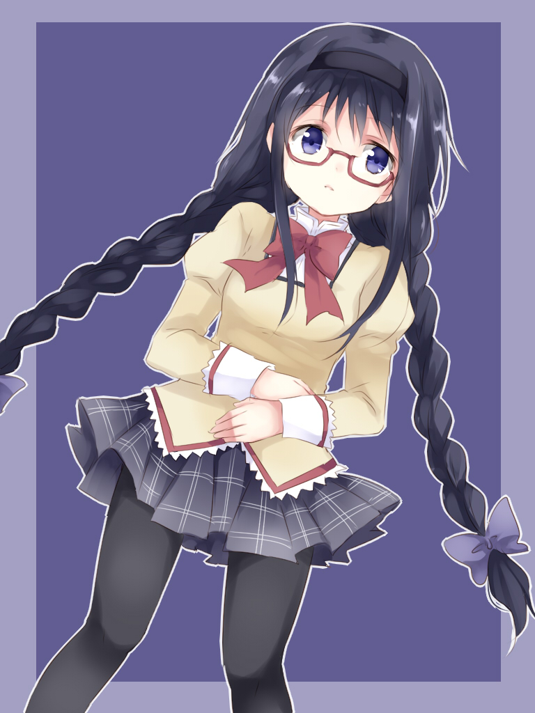 akemi homura (mahou shoujo madoka magica) drawn by maruki_(punchiki)