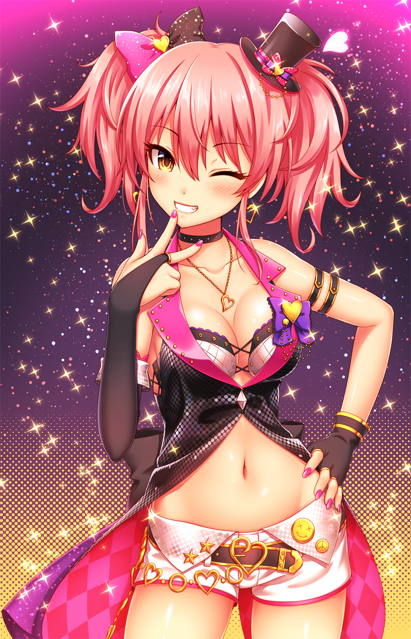 jougasaki mika (idolmaster and 1 more) drawn by nazu-na