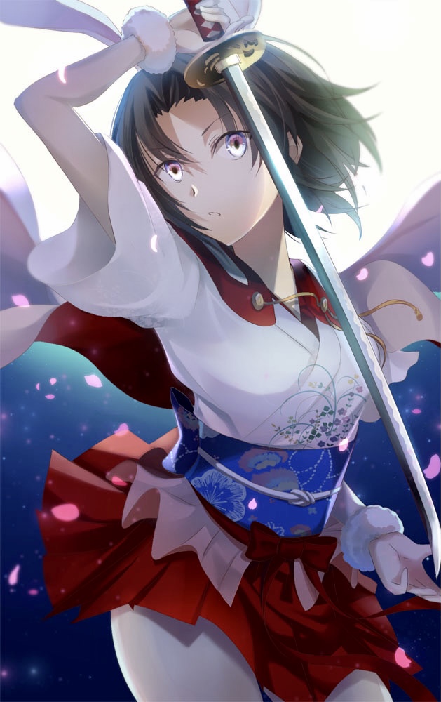 ryougi shiki (kara no kyoukai and 1 more) drawn by kwhr_a
