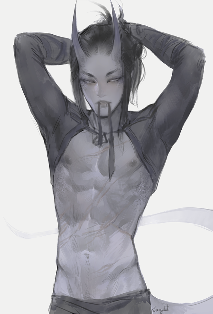 aoshi (original and 1 more) drawn by nat_the_lich