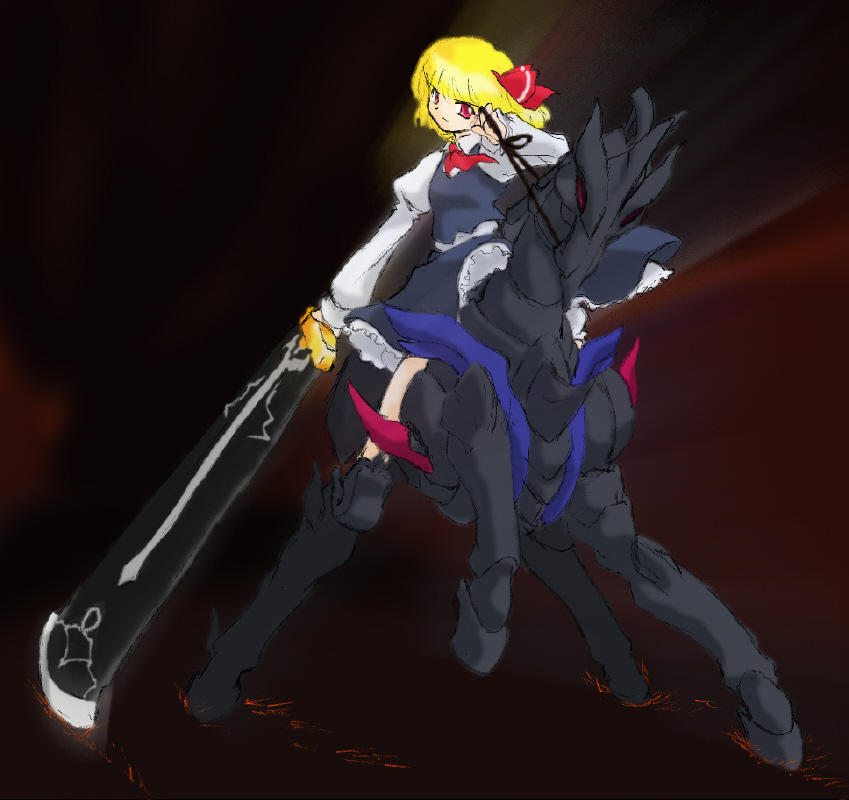 rumia and ex-rumia (touhou and 1 more)