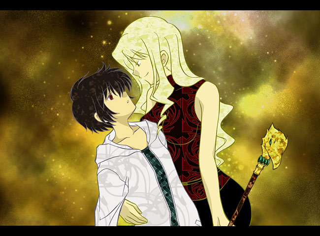 yuumura kirika and mireille bouquet (noir and 1 more)