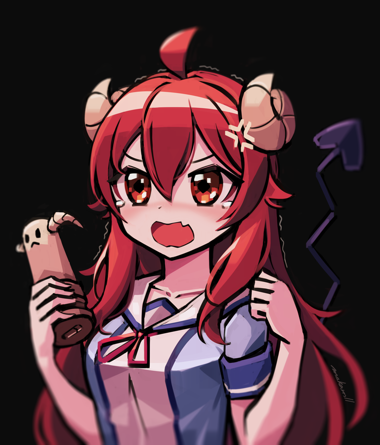 yoshida yuuko and lilith (machikado mazoku) drawn by makaroll