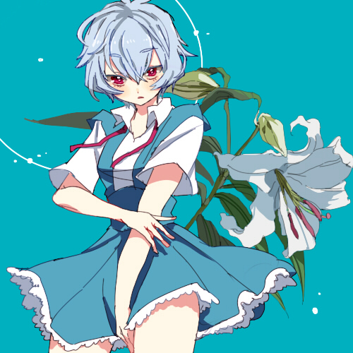 ayanami rei (neon genesis evangelion) drawn by anno_aano