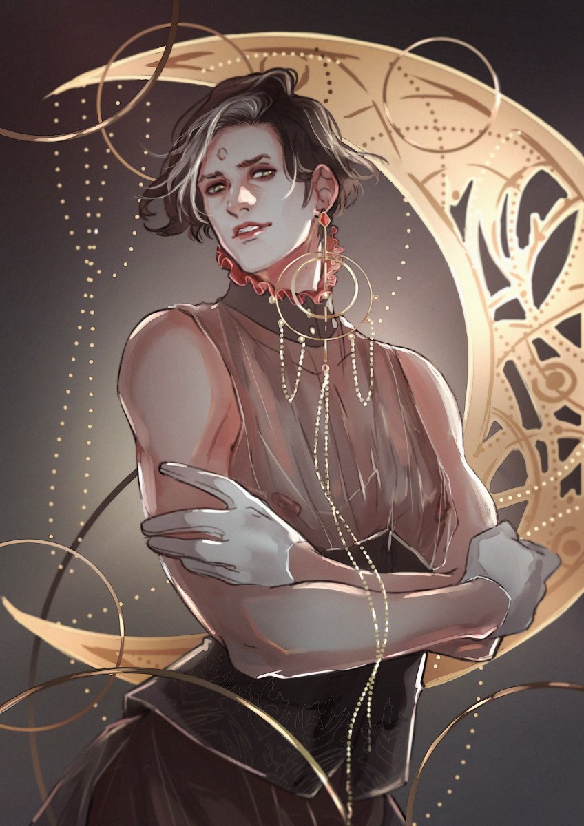 emet-selch (final fantasy and 1 more) drawn by katagawa_mika