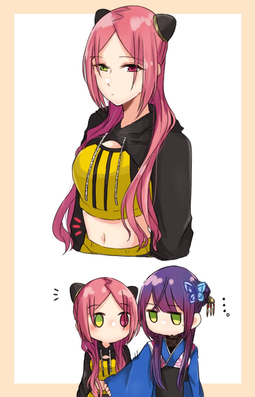 funada kiito and shiba tomoshibi (assault lily) drawn by nigari_(ngari_0115)