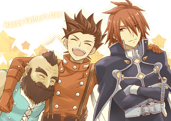 lloyd irving, kratos aurion, and dirk (tales of and 1 more) drawn by saklo