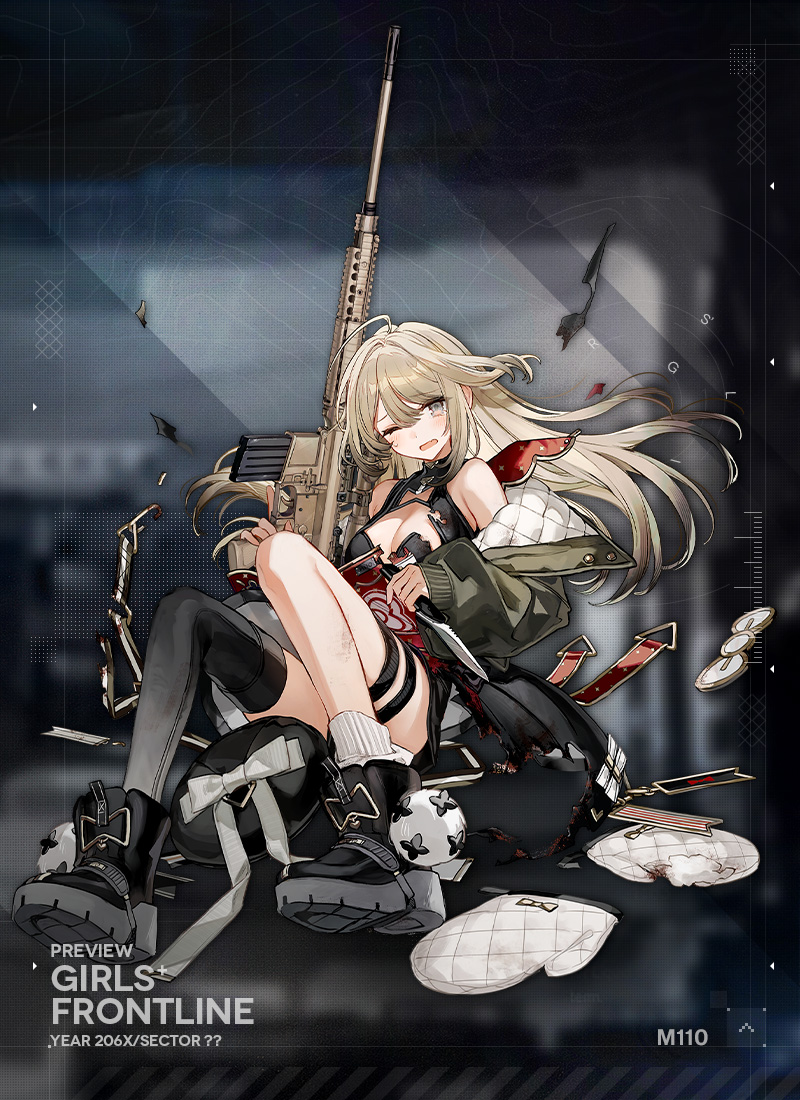 m110 (girls' frontline) drawn by chocoan